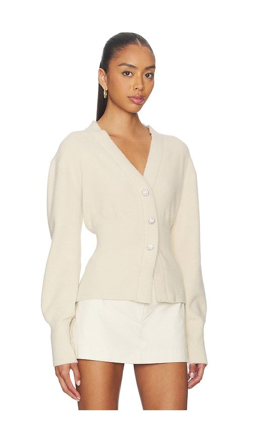 Alden Cardigan in Neutral. - size M (also in XS) - MAJORELLE - Modalova
