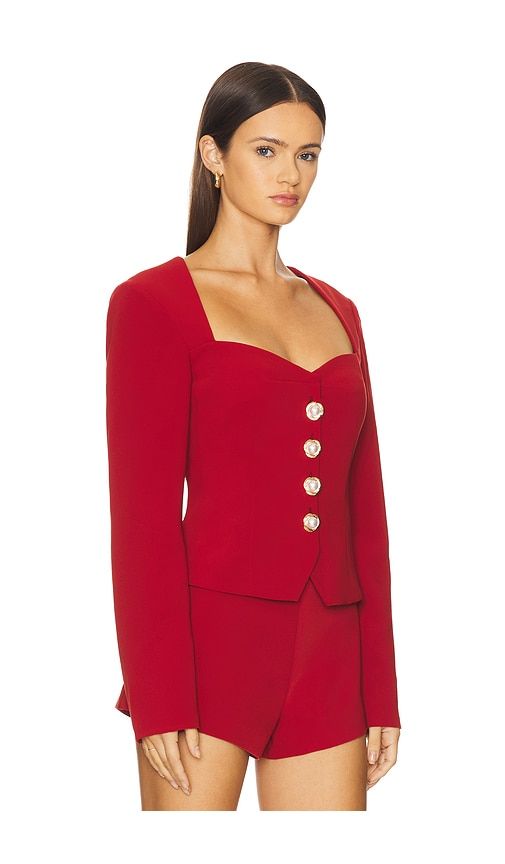 Lori Jacket in Red. - size M (also in S, XS) - MAJORELLE - Modalova