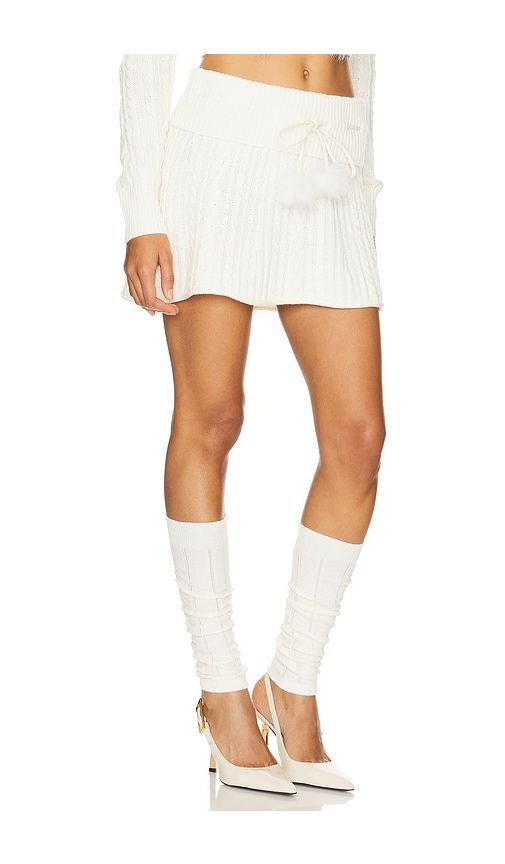 Tamar Skirt in White. - size L (also in M, XS) - MAJORELLE - Modalova