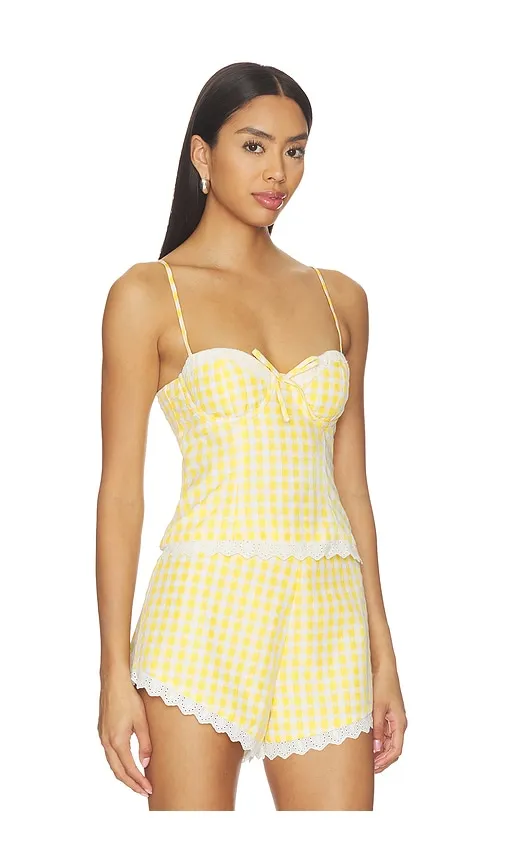 Peggy Bustier Top in . - size L (also in M, S, XL, XS, XXS) - MAJORELLE - Modalova
