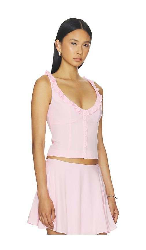 Celia Top in Pink. - size L (also in M, S, XL, XS) - MAJORELLE - Modalova