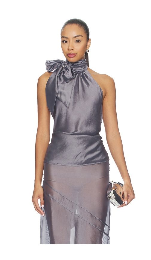 Tilda Top in Grey. - size M (also in S, XL, XS) - MAJORELLE - Modalova