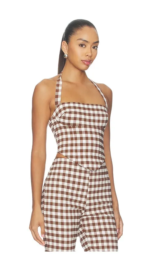 Lake Top in Brown. - size M (also in XL, XXS) - MAJORELLE - Modalova