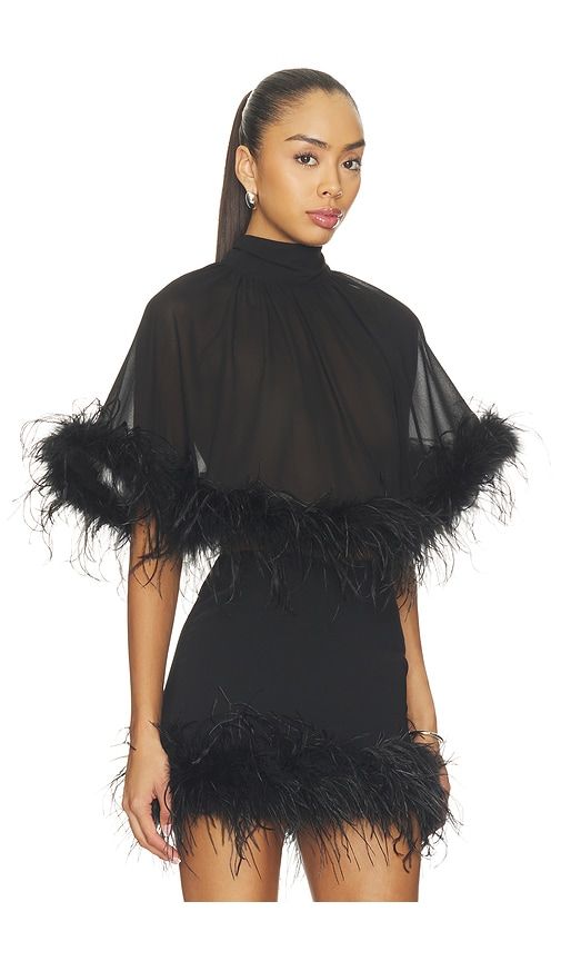 X Blake Evin Mael Cape Top in . - size L (also in M, S, XL, XS, XXS) - MAJORELLE - Modalova