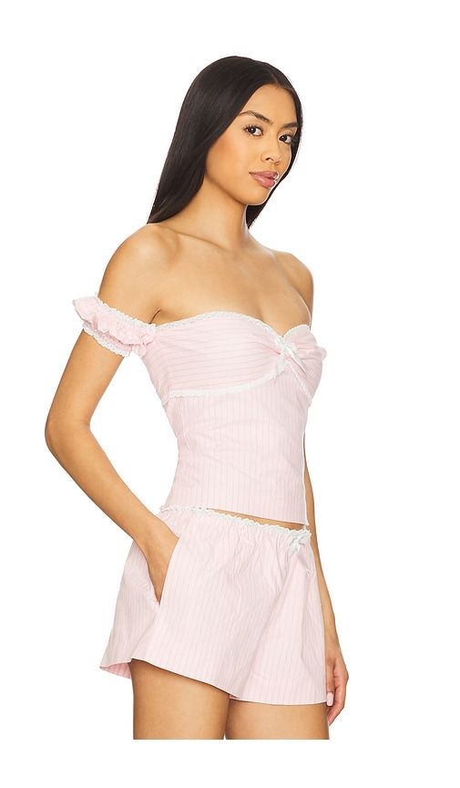 Cynthia Top in Blush. - size L (also in M, S, XL) - MAJORELLE - Modalova