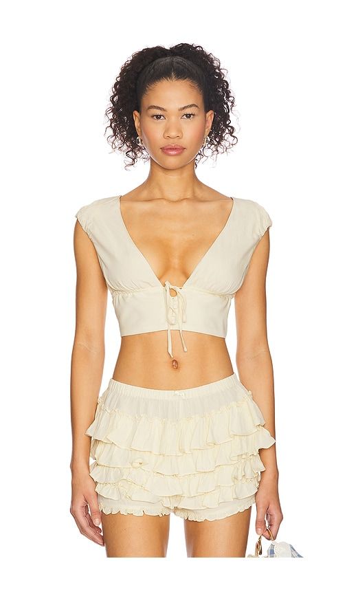 Kaylor Top in Lemon. - size L (also in M, S, XL, XS) - MAJORELLE - Modalova