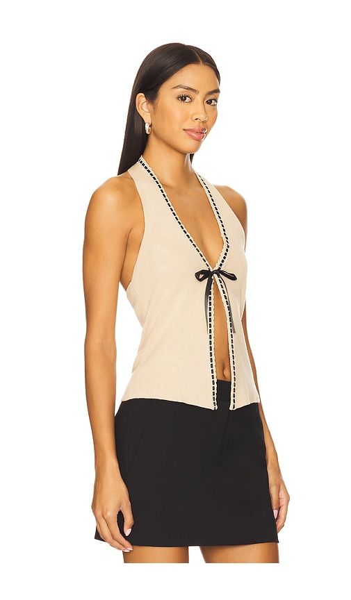 Kladuia Top in Beige. - size L (also in M, XL) - MAJORELLE - Modalova
