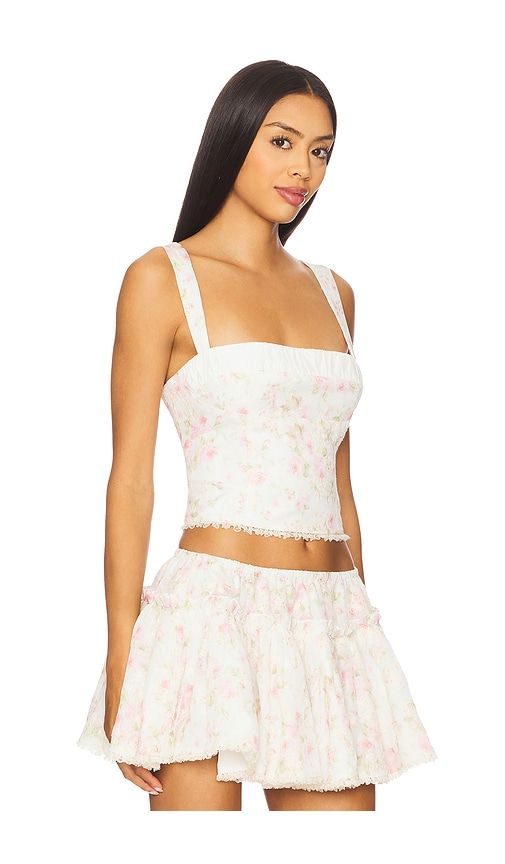 Deidre Top in White. - size L (also in M, S, XL) - MAJORELLE - Modalova