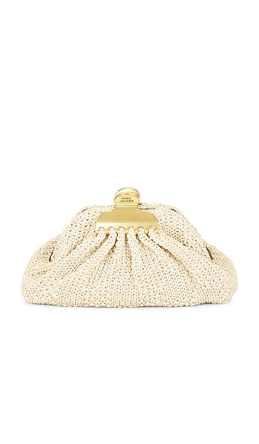 The Small Claw Clip Clutch in Neutral - Marc Jacobs - Modalova