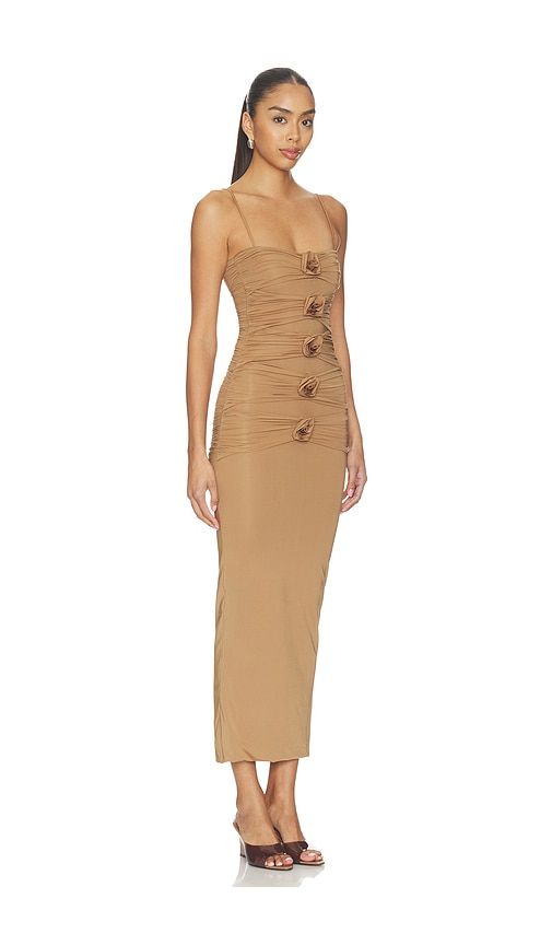 Susurro Dress in Tan. - size M/L (also in S/M) - Maygel Coronel - Modalova