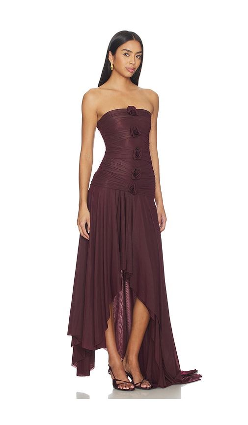 Andi Dress in Burgundy. - size M/L (also in S/M) - Maygel Coronel - Modalova