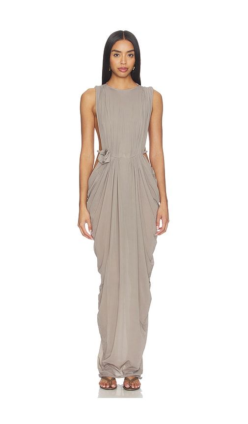 Baluarte Dress in Taupe. - size M/L (also in S/M, XXS/XS) - Maygel Coronel - Modalova