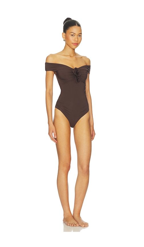 Aljibe One Piece in Brown - Maygel Coronel - Modalova