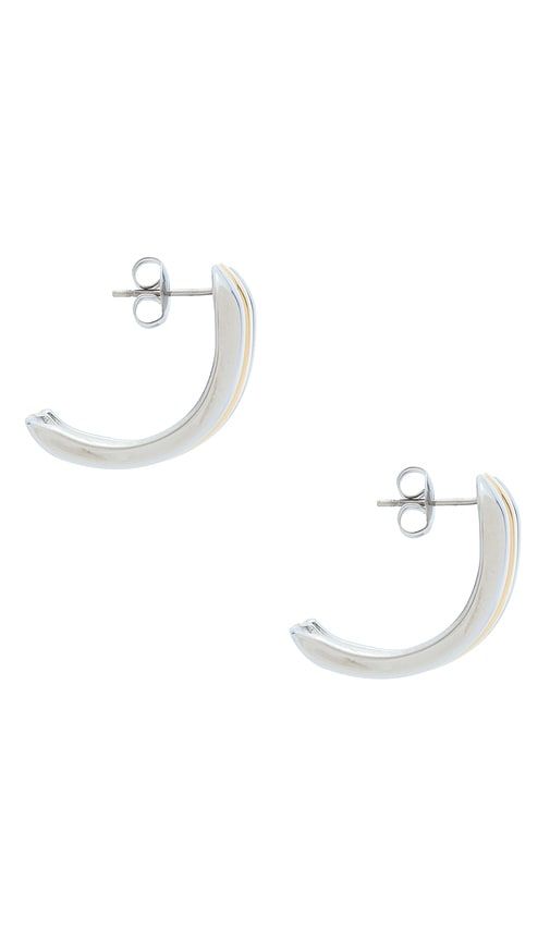 Maya Earrings in Metallic ,Metallic - Mazin Jewels - Modalova