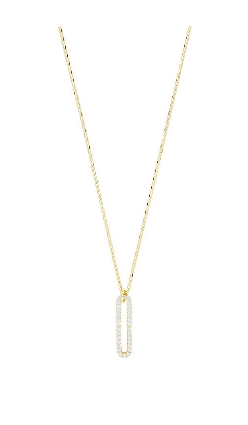 Linea Necklace in Metallic - Mazin Jewels - Modalova
