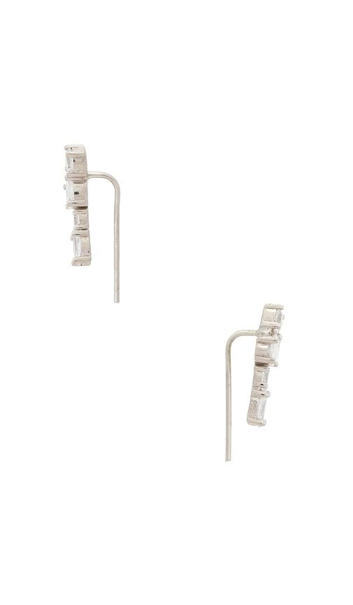Luna Earrings in Metallic - Mazin Jewels - Modalova