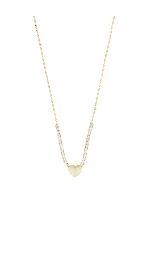 Solace Necklace in Metallic - Mazin Jewels - Modalova