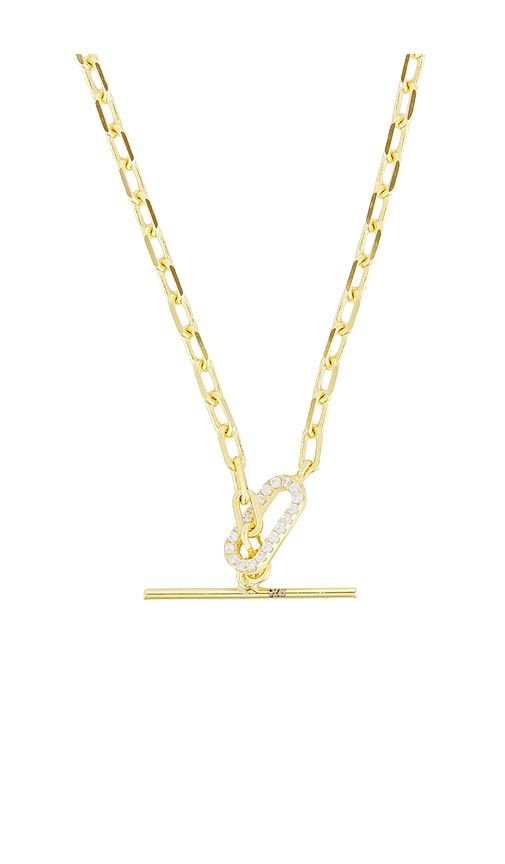Vault Necklace in Metallic - Mazin Jewels - Modalova