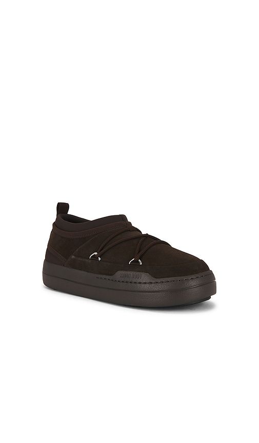 Park Icon Suede Shoe in Brown. - size 41 (also in 42, 43, 44) - MOON BOOT - Modalova