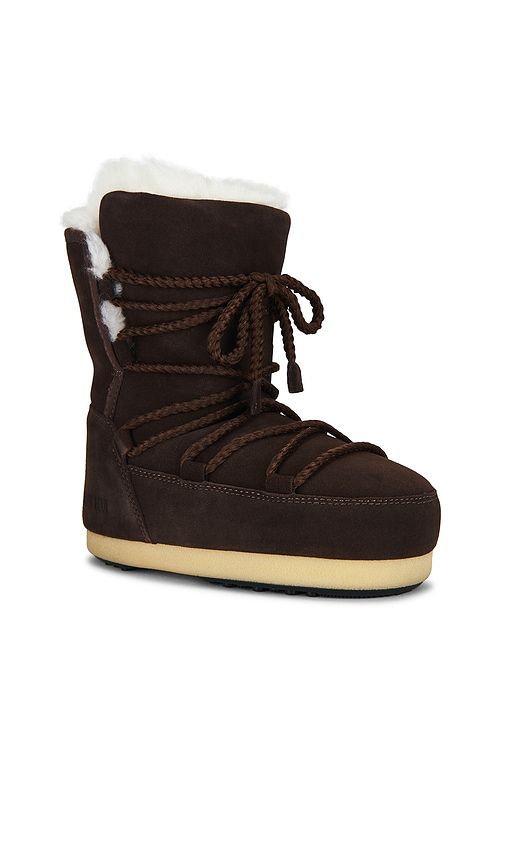Evx Shearling Boot in Chocolate. - size 37/38 (also in 39/40, 41/42) - MOON BOOT - Modalova