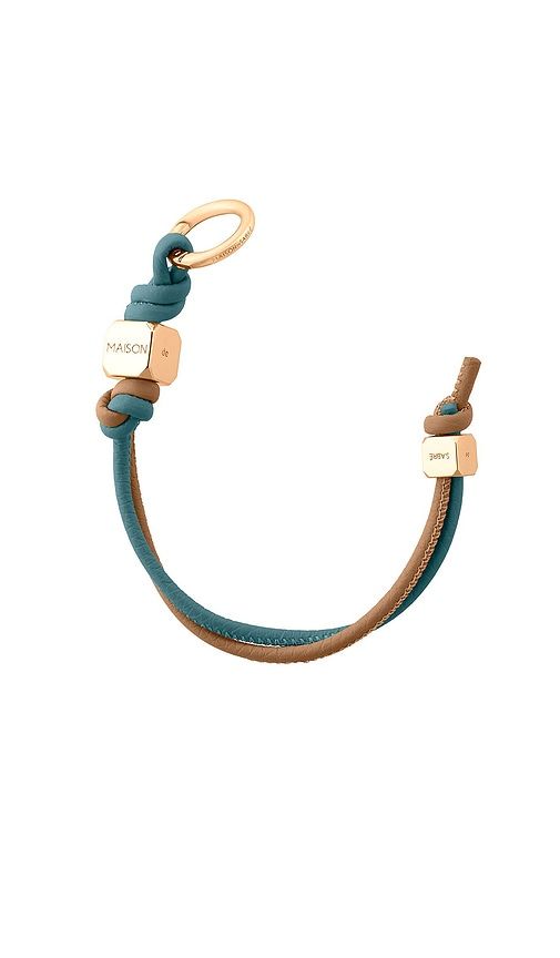 Wristlet Charm in Green,Brown - MAISON de SABRÃ - Modalova