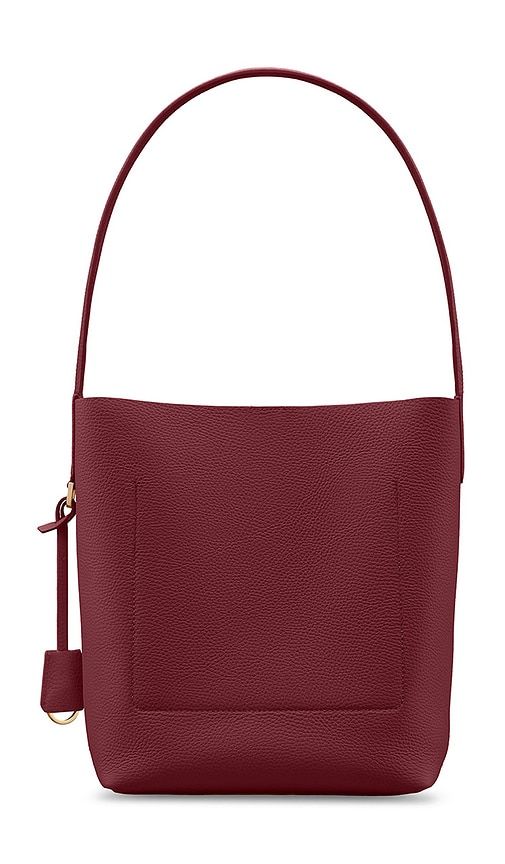 Bucket Soft Tote in Burgundy - MAISON de SABRÃ - Modalova