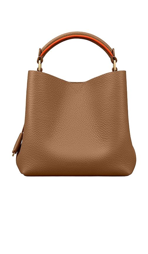 The Mini Bucket Bag in Brown - MAISON de SABRÃ - Modalova