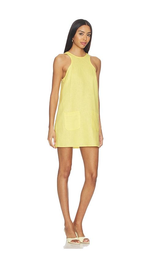 Pocket Mini Dress in Yellow. - size S (also in XS) - MATTHEW BRUCH - Modalova