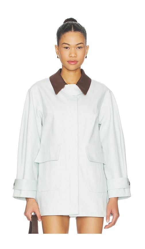 Cargo Barn Jacket in Brown,Blue. - size L (also in M, S) - MATTHEW BRUCH - Modalova