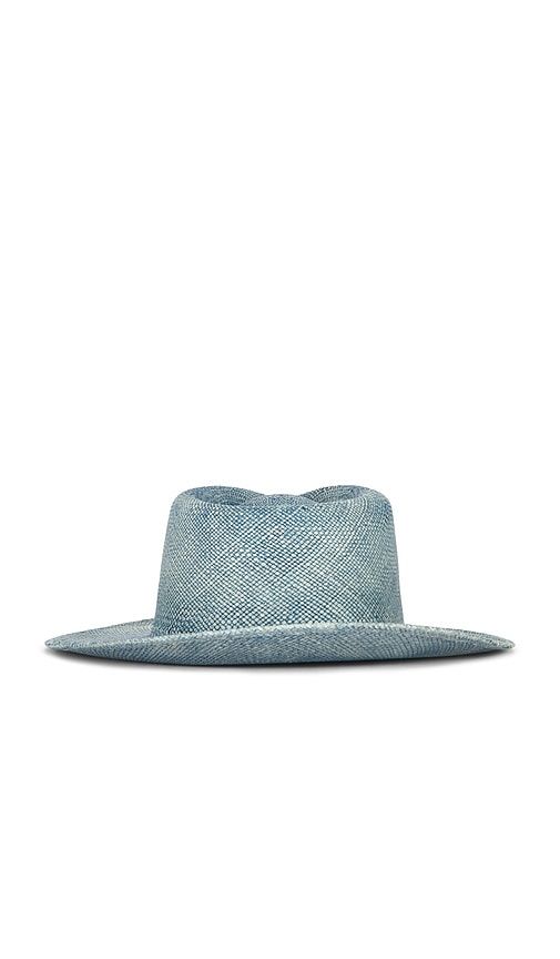 Indigo Straw Hat in Blue. - size L (also in M, XL/1X) - Malbon - Modalova