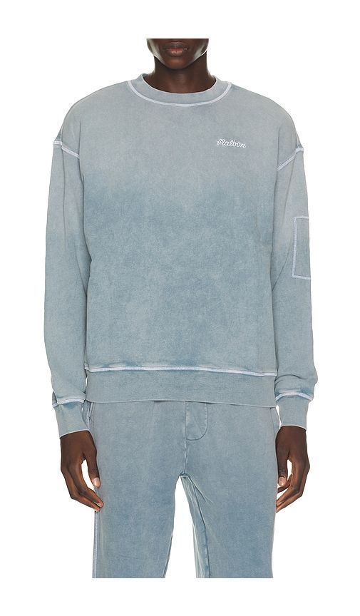 Range Fragment Sweatshirt in Blue. - size L (also in M, S, XL/1X) - Malbon - Modalova