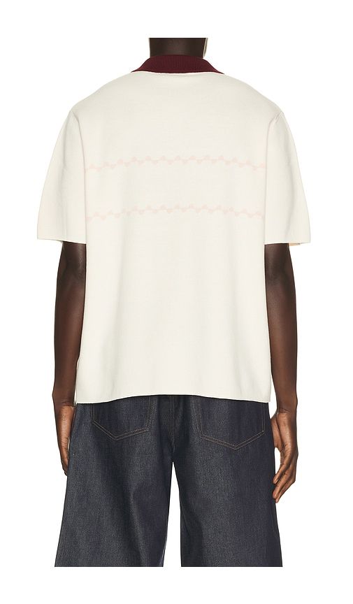 Benny Sweater Polo in White. - size L (also in M, S) - Malbon - Modalova