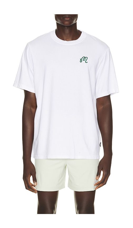 Bermuda Playa Tee in White. - size L (also in M, S, XL/1X) - Malbon - Modalova