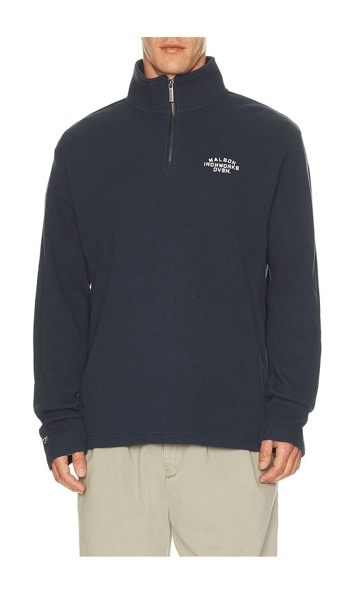 Flyer Ironworks Mid Layer Shirt in Navy. - size L (also in M, S, XL/1X) - Malbon - Modalova