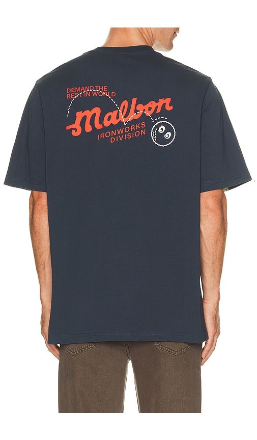 Vista Demand Tee in Navy. - size L (also in M, S, XL/1X) - Malbon - Modalova