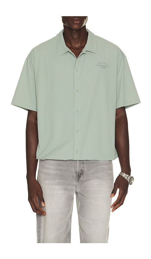 Division Shirt in Green. - size L (also in M, S, XL/1X) - Malbon - Modalova