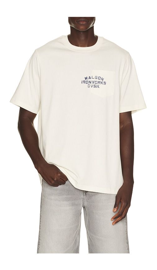 Vista Ironworks Tee in White. - size L (also in M, S, XL/1X) - Malbon - Modalova