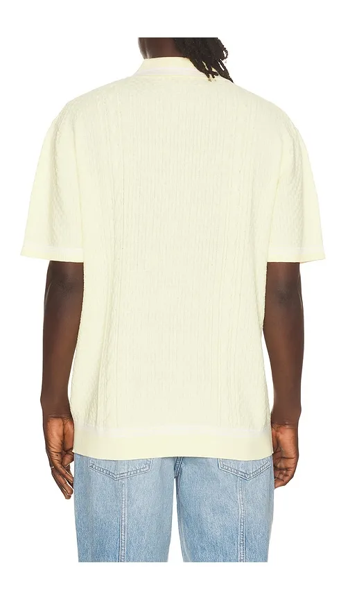 Navarro Polo in Yellow. - size M (also in S, XL/1X) - Malbon - Modalova
