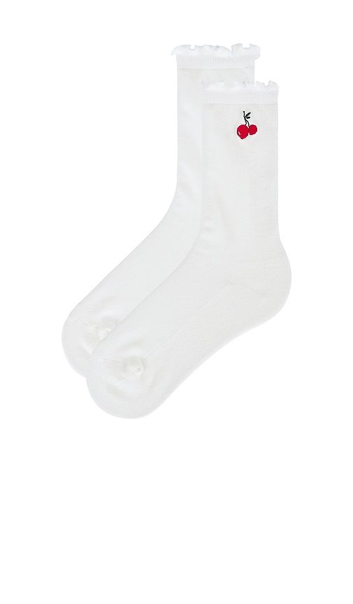 Malbon X Hvn Allita Sock in White - Malbon - Modalova