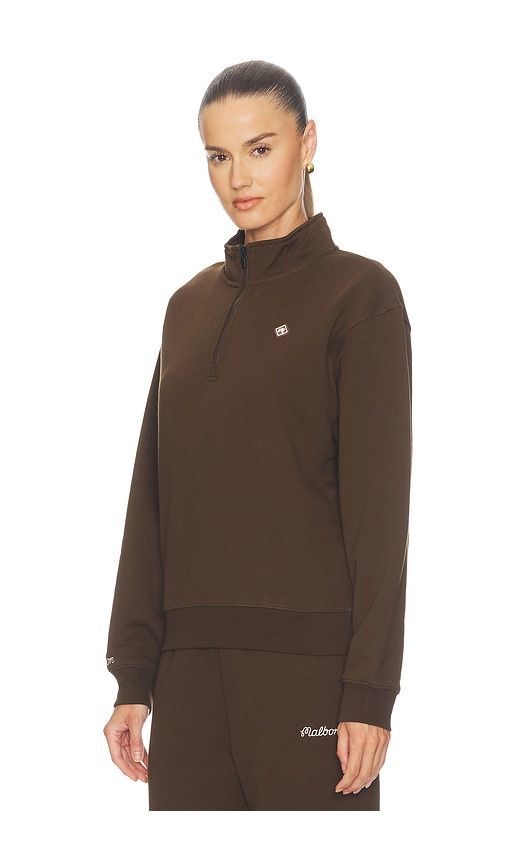 Delilah Diamond Sweatshirt in Chocolate. - size L (also in M, S) - Malbon - Modalova