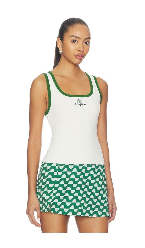 Abella Tank Top in Ivory. - size L (also in M, S, XL, XS) - Malbon - Modalova