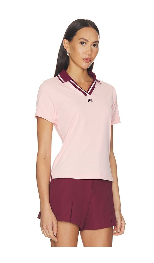 Carlota Polo Top in Rose. - size L (also in M, S, XS) - Malbon - Modalova