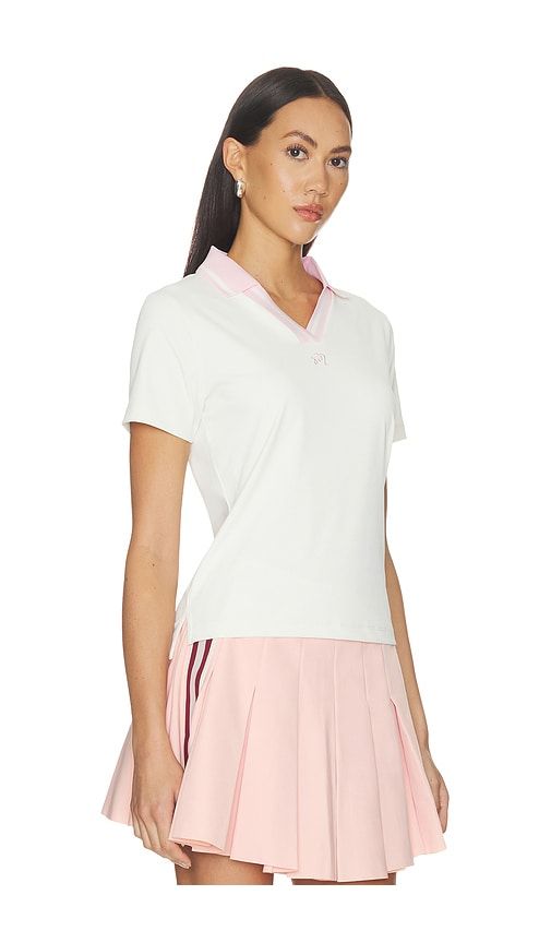 Carlota Polo Top in Ivory. - size L (also in M, S, XL, XS) - Malbon - Modalova