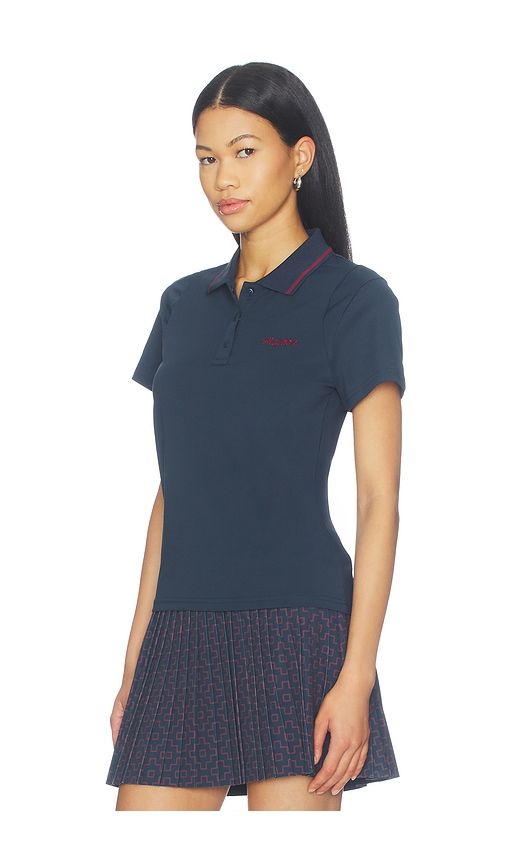 Paloma Polo Shirt in Blue. - size L (also in M, S, XL, XS, XXS) - Malbon - Modalova