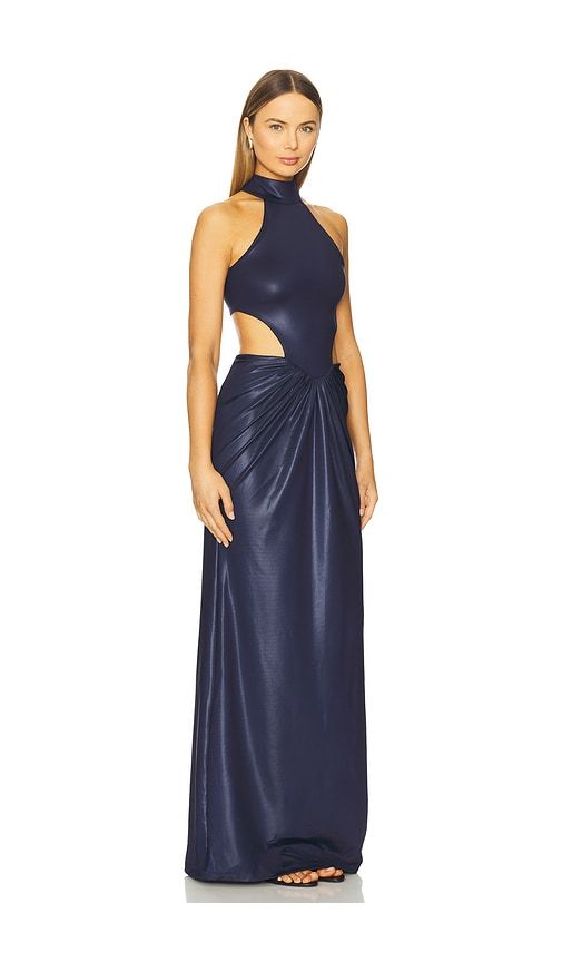 Corina Dress in Navy. - size S (also in L) - Mariandree Gaitan - Modalova