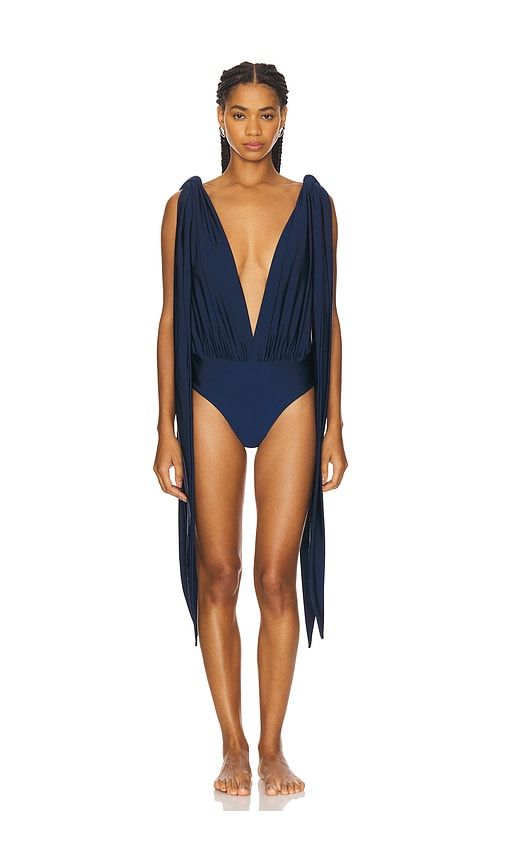Valerie Bodysuit in Navy. - size M (also in S) - Mariandree Gaitan - Modalova