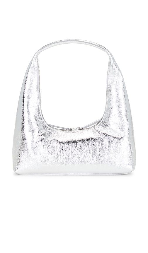 Hobo Shoulder Bag in Metallic Silver - MARGESHERWOOD - Modalova