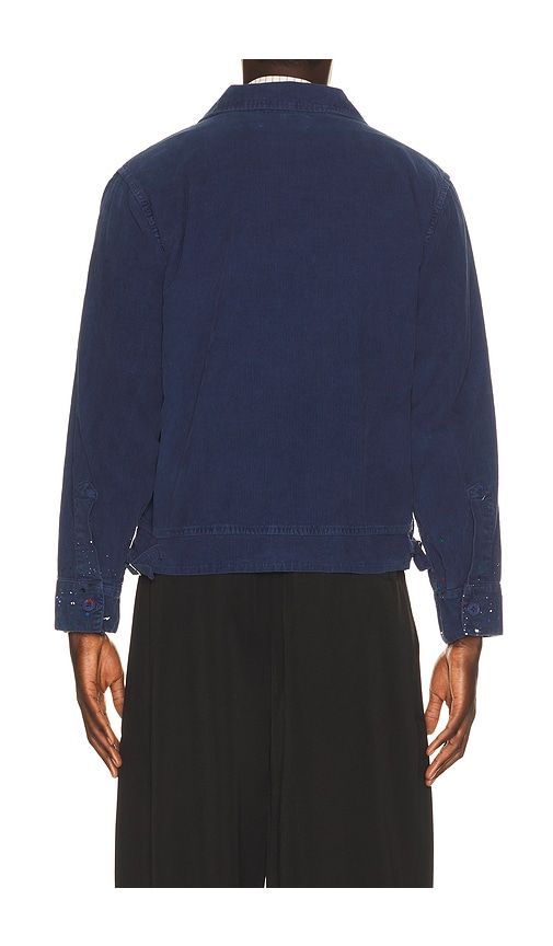 Button Ban Jacket in Navy. - size L (also in M, S, XL/1X) - Madeworn - Modalova