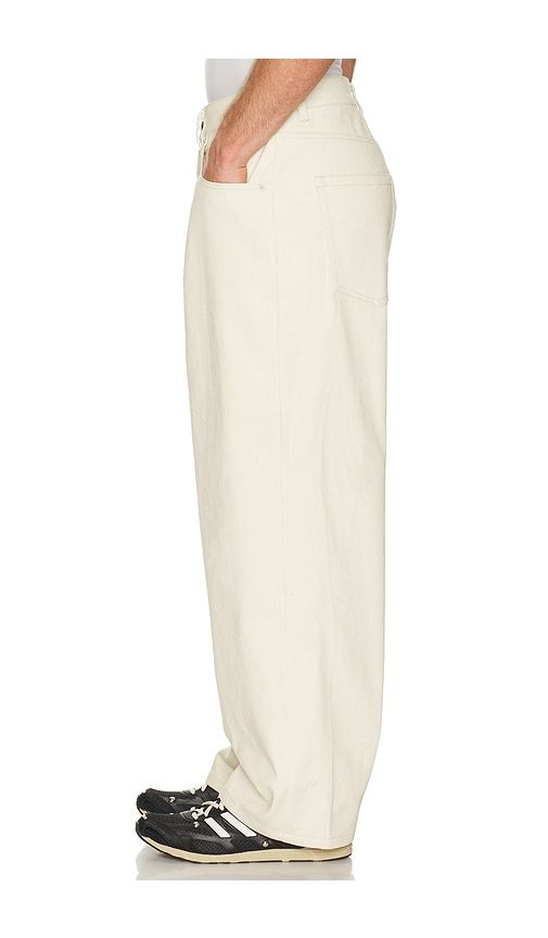Pocket Twill Pant in Cream. - size 30 (also in 34) - Metalwood Studio - Modalova