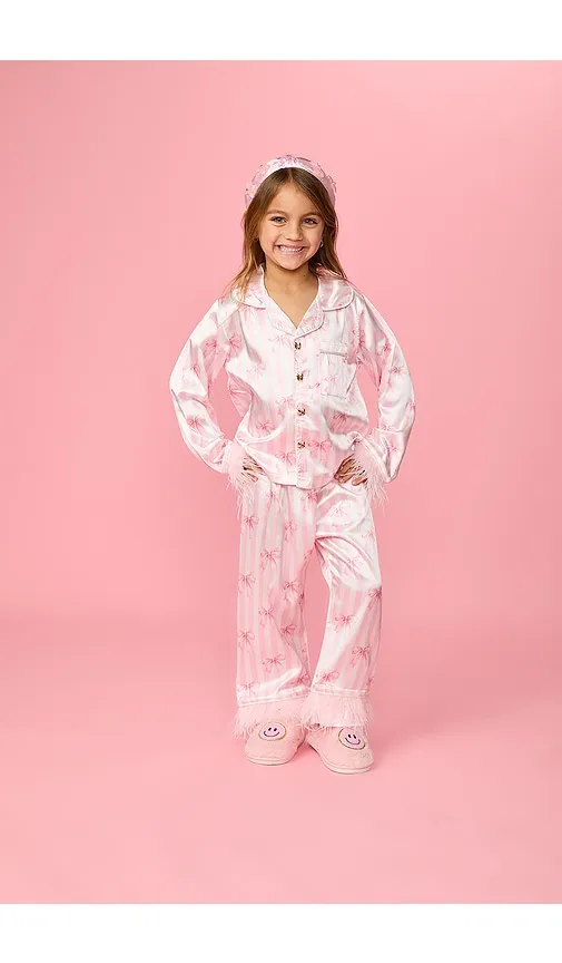 Kids Bows Feather Silky Set in . - size 10 (also in 4) - MINI DREAMERS - Modalova